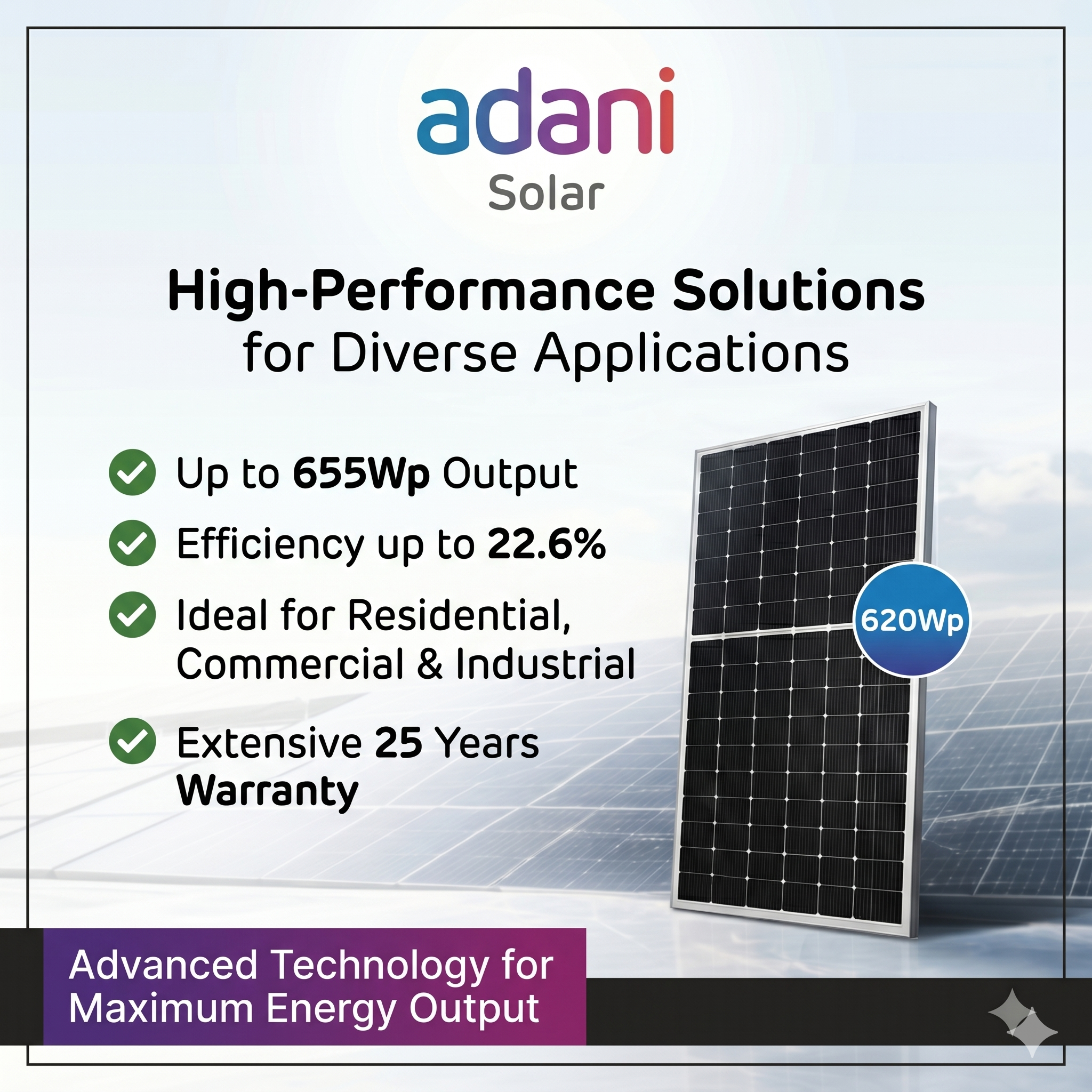 Adani Solar High-Performance Solutions