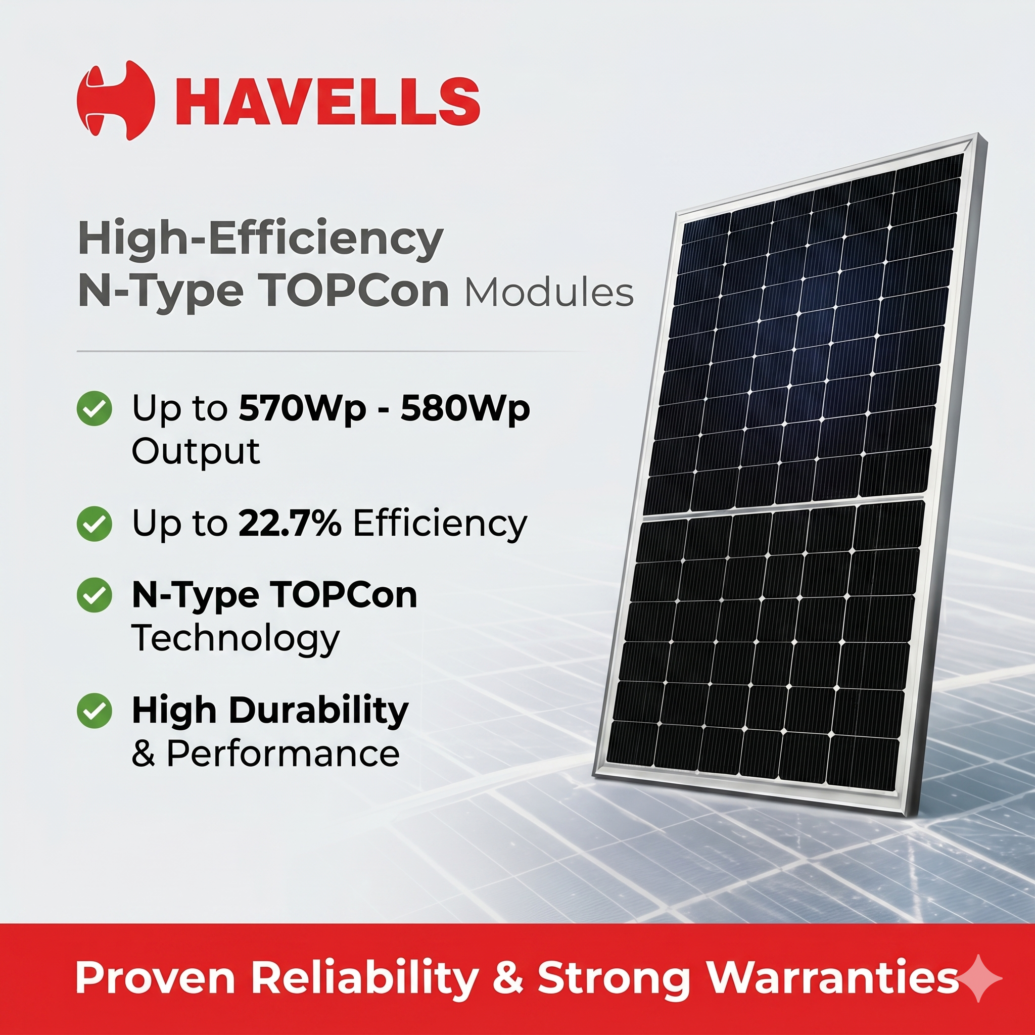 Havells N-Type TOPCon Modules