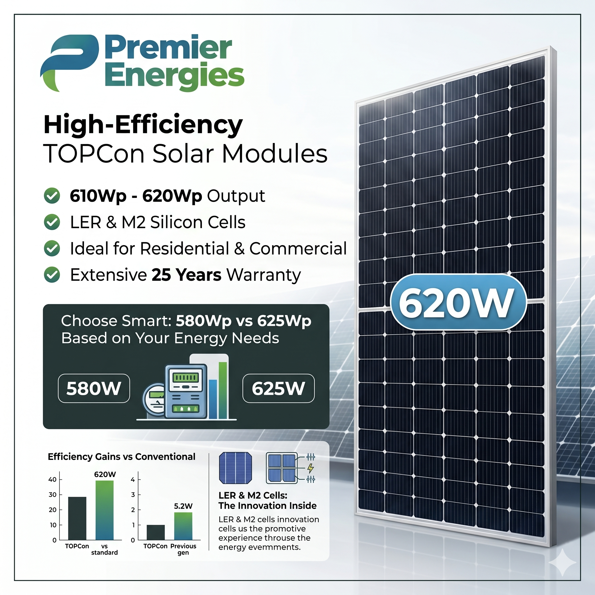 Premier Energies TOPCon Solar Modules